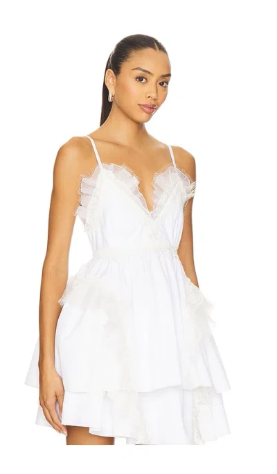 Vaillant Poplin Baby Doll Top In White