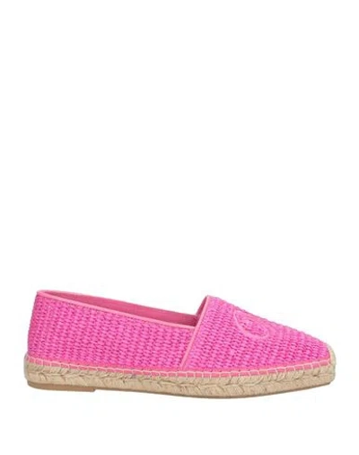 Weekend Max Mara Woman Espadrilles Fuchsia Size 11 Textile Fibers