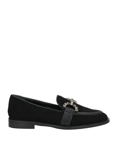 Roberto Festa Woman Loafers Black Size 6 Leather