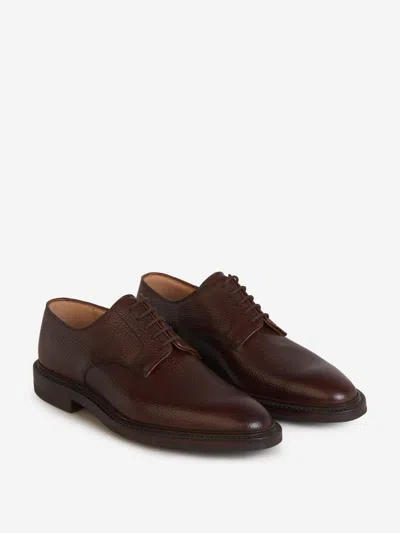 Crockett & Jones Lanark 3 Leather Lace-up Shoes In Multi