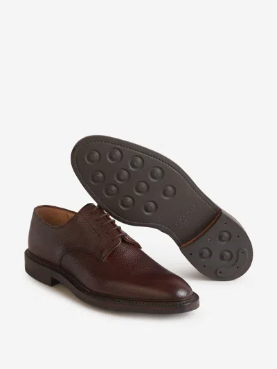 Crockett & Jones Lanark 3 Leather Lace-up Shoes In Multi