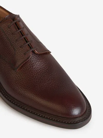 Crockett & Jones Lanark 3 Leather Lace-up Shoes In Multi