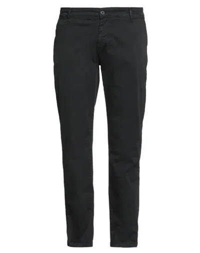 Stilosophy Man Pants Navy Size 28 Cotton, Elastane