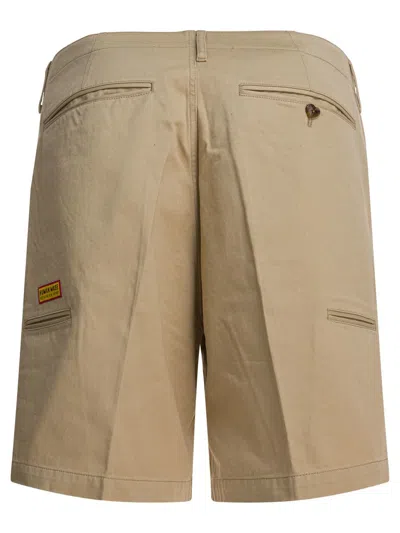 Human Made Beige Tailored Chino Shorts In Neutral