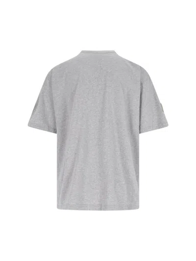 Balenciaga T-shirt Oversize In Gray
