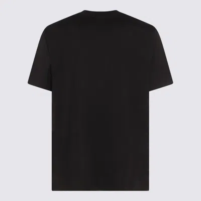 Moschino T-shirt Whit Maxi Print In Black