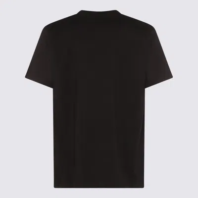 Moschino Black Cotton T-shirt In Black
