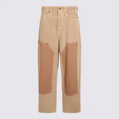 Balenciaga Straight Trousers Contrast Panels