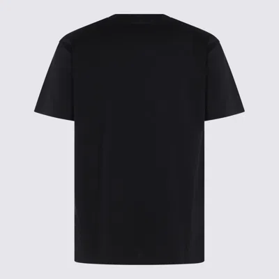 Moschino Crystal Logo Crew Neck T-shirt With Short Sleeves In Black