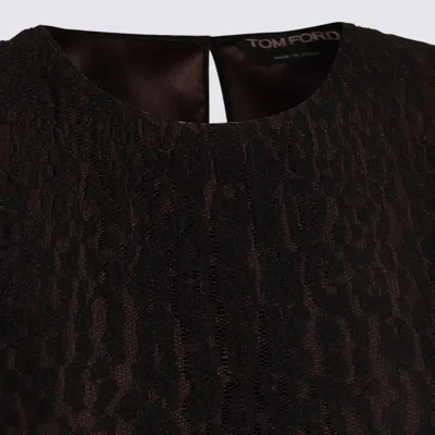 Tom Ford Sleeves And Animal Print Top