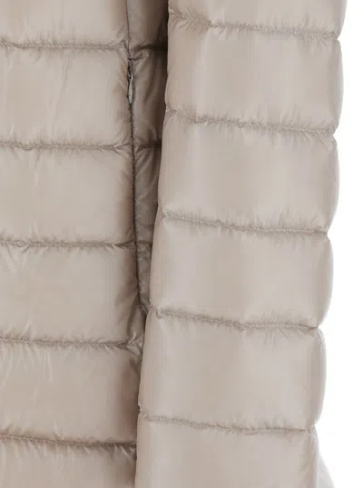 Herno Resort A-shape Jacket In Nylon Ultralight In Neutral
