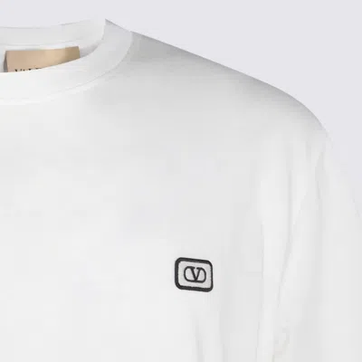 Valentino Vlogo Patch T-shirt With In White