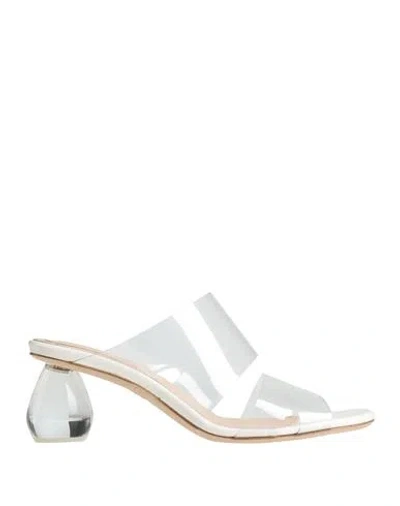 Simone Rocha Woman Sandals Transparent Size 6 Textile Fibers