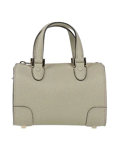 Valextra Woman Handbag Sage Green Size - Calfskin