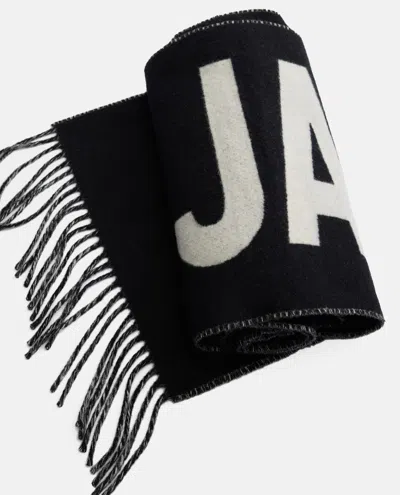 Jacquemus The Brushed Wrap Scarf With Fringed Detail