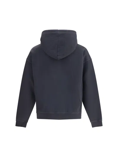 Dsquared2 Hoodie With Adjustable Drawstring Hood In Blue