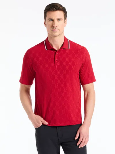 Robert Graham Superman™ X  S-shield Short Sleeve Polo In Red
