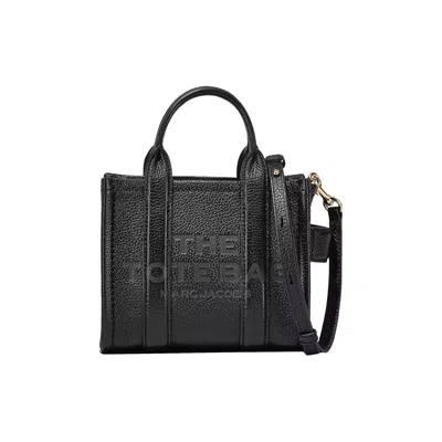 Pre-owned Marc Jacobs The Micro Leather Tote Bag 'black'