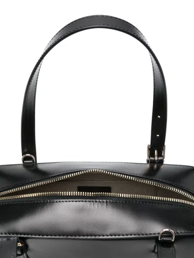 Apc Black Shoulder Bag With Versatile Carrying Options