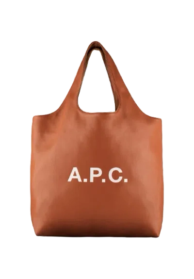 Apc A.p.c. Ninon Tote Bag - Synthetic - Brown