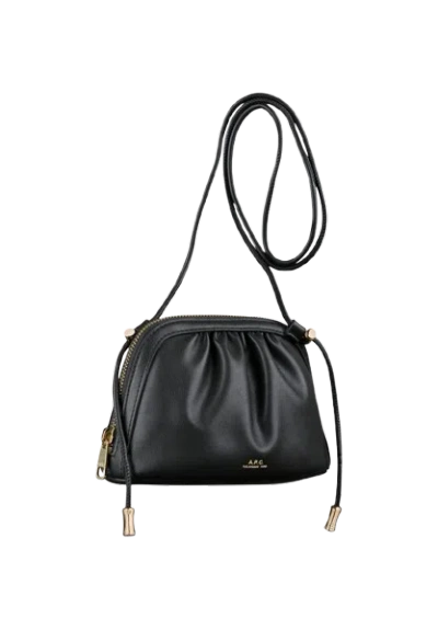 Apc Black Ninon Small Drawstring Bag