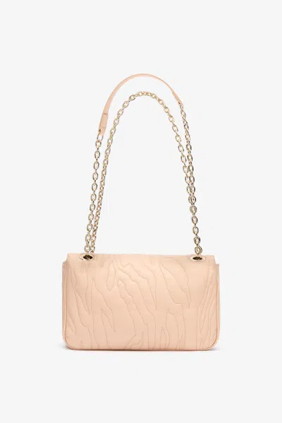 Roberto Cavalli Top-stitched Clutch Bag With Shoulder Strap