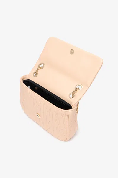 Roberto Cavalli Top-stitched Clutch Bag With Shoulder Strap