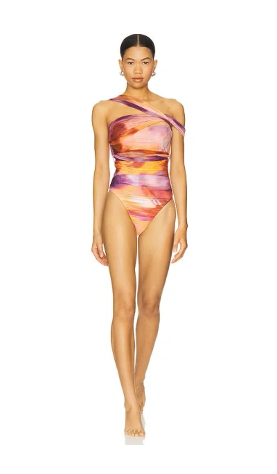 Andrea Iyamah Tika One Piece Swimsuit In Multi
