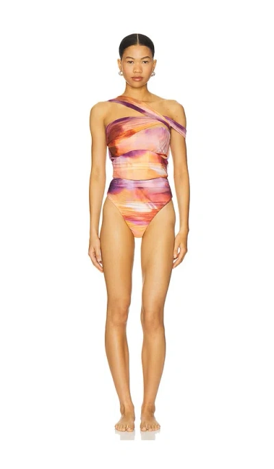 Andrea Iyamah Tika One Piece Swimsuit In Multi