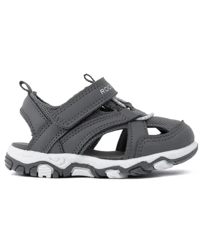 Rockport Little And Big Boys Rowan Closed Toe Sandals In Gray