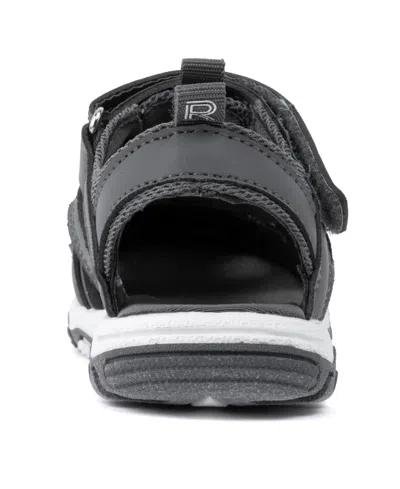 Rockport Little And Big Boys Rowan Closed Toe Sandals In Gray