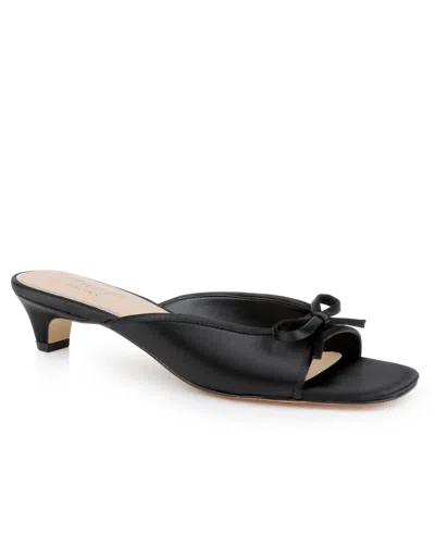 Jewel Badgley Mischka Felisha Kitten Heel Slide Sandal In Black