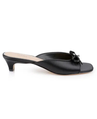Jewel Badgley Mischka Felisha Kitten Heel Slide Sandal In Black