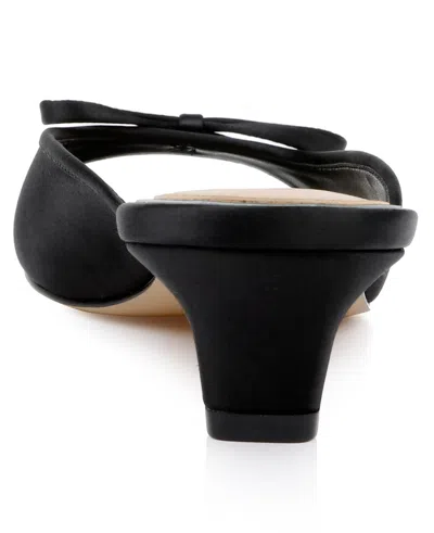 Jewel Badgley Mischka Felisha Kitten Heel Slide Sandal In Black