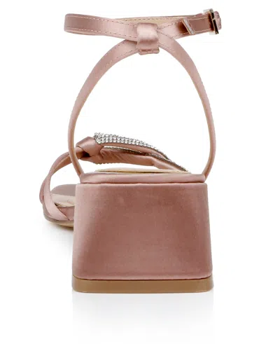 Jewel Badgley Mischka Fern Ankle Strap Sandal In Gold