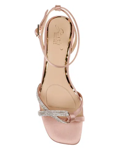 Jewel Badgley Mischka Fern Ankle Strap Sandal In Gold