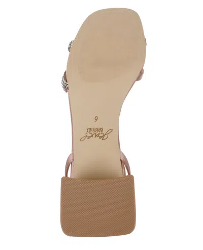 Jewel Badgley Mischka Fern Ankle Strap Sandal In Gold