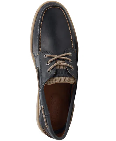 Sperry Men's Billfish 3-eye Boat Shoe In Black
