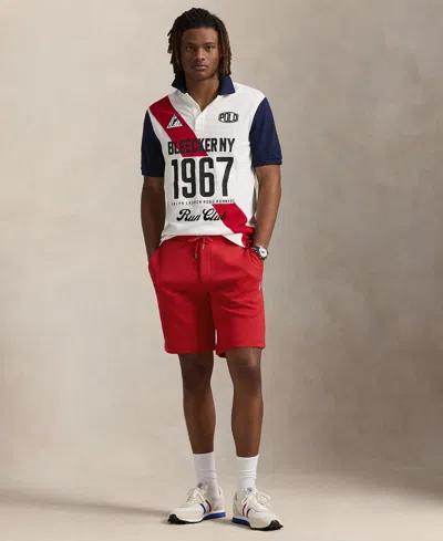 Polo Ralph Lauren Men's Double-knit Shorts In Red