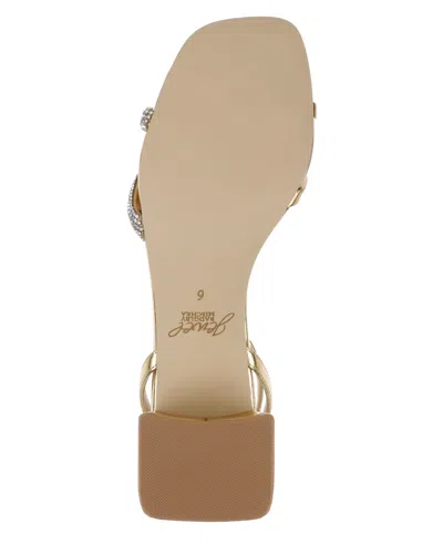 Jewel Badgley Mischka Fern Ankle Strap Sandal In Gold
