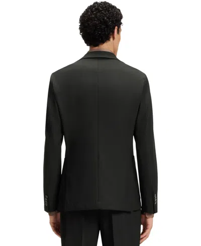 Hugo Boss Boss By  Men's Machine-washable Stretch Slim-fit Blazer In Black