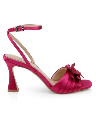 Jewel Badgley Mischka Flory Ankle Strap Sandal In Purple