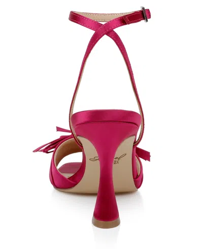 Jewel Badgley Mischka Flory Ankle Strap Sandal In Purple