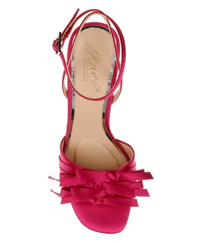 Jewel Badgley Mischka Flory Ankle Strap Sandal In Purple