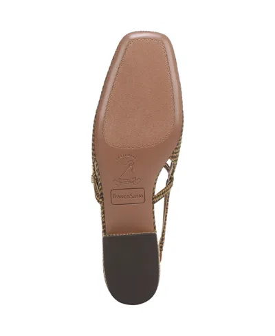 Franco Sarto Women's Destin Square Toe Mary Jane Slingback Flats In Multi