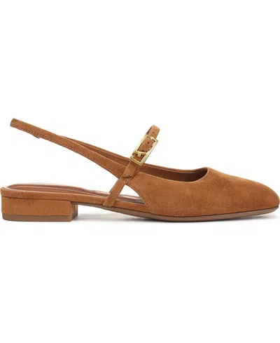 Franco Sarto Women's Destin Square Toe Mary Jane Slingback Flats