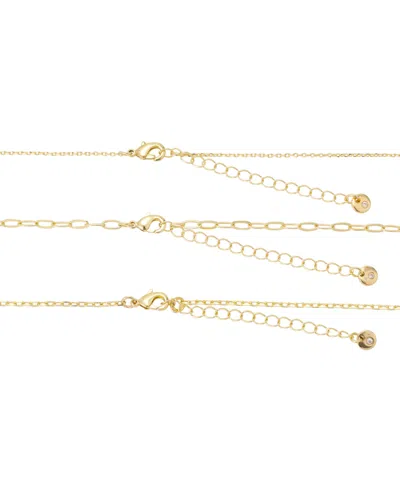 Unwritten Cubic Zirconia Beaded Layered Necklace Set
