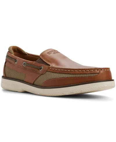 Sperry Men's Surveyor Slip On Boat Shoe In Brown