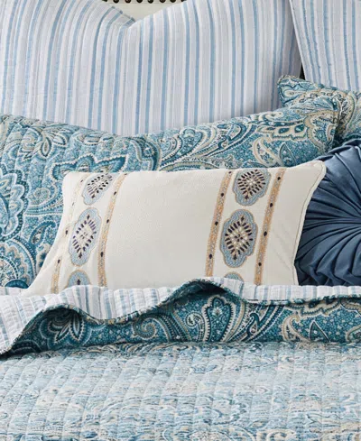 Levtex Kimpton Embroidered Decorative Pillow, 12" X 18" In Multi