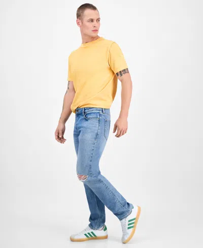Sun + Stone Men's Profond Straight Leg Jeans, Exclusively At Macy's In Yellow